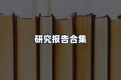 研究报告合集